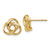 14k Polished Love Knot Post Earrings - Z3-BCBA9807-9028