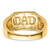 14k Polished Mens DAD Ring Mounting