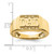 14k Polished Mens DAD Ring Mounting