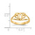 14k Polished Mom Heart Ring