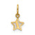 14K Polished Mother of Pearl Star Pendant - YC-6A725B2F-5718
