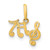 14K Polished Music Notes Pendant - YC-6ADA1949-9460