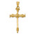 14k Polished Nail Cross Pendant