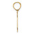 14k Polished Number 4 Pendant - AP-4F334740-3245