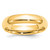 10k Yellow Gold 5mm Standard Weight Comfort Fit Wedding Band Size 10