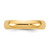 10k Yellow Gold 5mm Standard Weight Comfort Fit Wedding Band Size 12.5