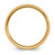 10k Yellow Gold 5mm Standard Weight Comfort Fit Wedding Band Size 13