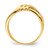14k Polished Ribbed Band Ring