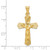 14k Polished Satin and D/C Crucifix Pendant - K5-B6B05A3B-5878