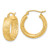 14k Polished Satin and Diamond-cut In/Out Hoop Earrings - TF-26EB86B4-3432