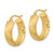 14k Polished Satin and Diamond-cut In/Out Hoop Earrings - TF-26EB86B4-3432