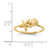 14k Polished Shell & Starfish Ring