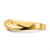 14K Polished Single Twist Ring