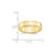 10k Yellow Gold 6mm Flat with Step Edge Wedding Band Size 8.5