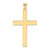 14k Polished Solid Cross Pendant - XR-2FC4C37F-3481