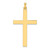 14k Polished Solid Cross Pendant - XR-FA8E5C12-4640