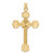 14k Polished Solid Fancy Design Cross Pendant - XR-9A9EA613-9675