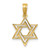 14K Polished Star Of David Charm - K8-8C2366A2-9914