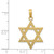 14k Polished Star of David Pendant - D1-05A97088-1446