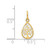 14K Polished Teardrop Tree Of Life Pendant