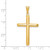 14k Polished Tube Cross Pendant - K6-D6DF378D-5494