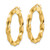 14K Polished Twisted Hoop Earrings - TF-05C802FF-6423