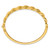14k Polished Twisted Textured 7.75mm Hinged Oval Bangle Bracelet