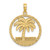 14K PUERTO RICO Palm Tree Charm