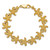 14k Puffed Textured Starfish Link 7.25 inch Bracelet