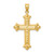 14k Reversible Diamond-cut Cross Pendant - K3-A5818A1D-1062
