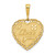 14k Reversible I LOVE YOU Heart Pendant