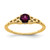 14K Rhodolite Garnet Celtic Knot Ring