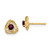 14k Rhodolite Garnet Post Earrings