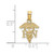 14K RN Caduceus Charm - K2-1A8ED2F3-3539