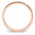 14K Rose Gold 1.2mm Criss-Cross Pattern Stackable Band Size 8.5