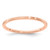 14K Rose Gold 1.2mm Flat Satin Stackable Band Size 10