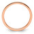 14K Rose Gold 1.2mm Milgrain Stackable Band Size 4