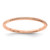 14K Rose Gold 1.2mm Twisted Wire Pattern Stackable Band Size 5