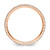 14k Rose Gold 1/2 carat Lab Grown Diamond VS/SI+ G+ Size 8 Shared Prong Eternity Band
