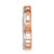 14k Rose Gold 1/3ct. Diamond Om Chain Slide