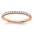 14k Rose Gold 1/4 carat Lab Grown Diamond VS/SI+ G+ Complete Wedding Band - RM-44C01A9E-1166