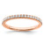 14k Rose Gold 1/4 carat Lab Grown Diamond VS/SI+ G+ Complete Wedding Band - RM-7E068BCC-1038