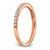 14k Rose Gold 1/4 carat Lab Grown Diamond VS/SI+ G+ Complete Wedding Band - RM-7E068BCC-1038