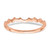 14k Rose Gold 1/5 carat Lab Grown Diamond VS/SI+ G+ Complete Wedding Band - RM-CBD2728E-6464