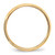 10k Yellow Gold 6mm Milgrain Half Round Wedding Band Size 9.5