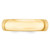 10k Yellow Gold 6mm Standard Weight Comfort Fit Wedding Band Size 10.5