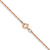 14K Rose Gold 20 inch .8mm Baby Rope with Spring Ring Clasp Chain