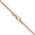 14K Rose Gold 20 inch 1.25mm Solid Polished Spiga with Lobster Clasp Chain