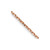 14K Rose Gold 22 inch 1.10mm Diamond-cut Cable with Lobster Clasp Chain