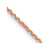 14K Rose Gold 22 inch 1.4mm Diamond-cut Cable with Lobster Clasp Chain